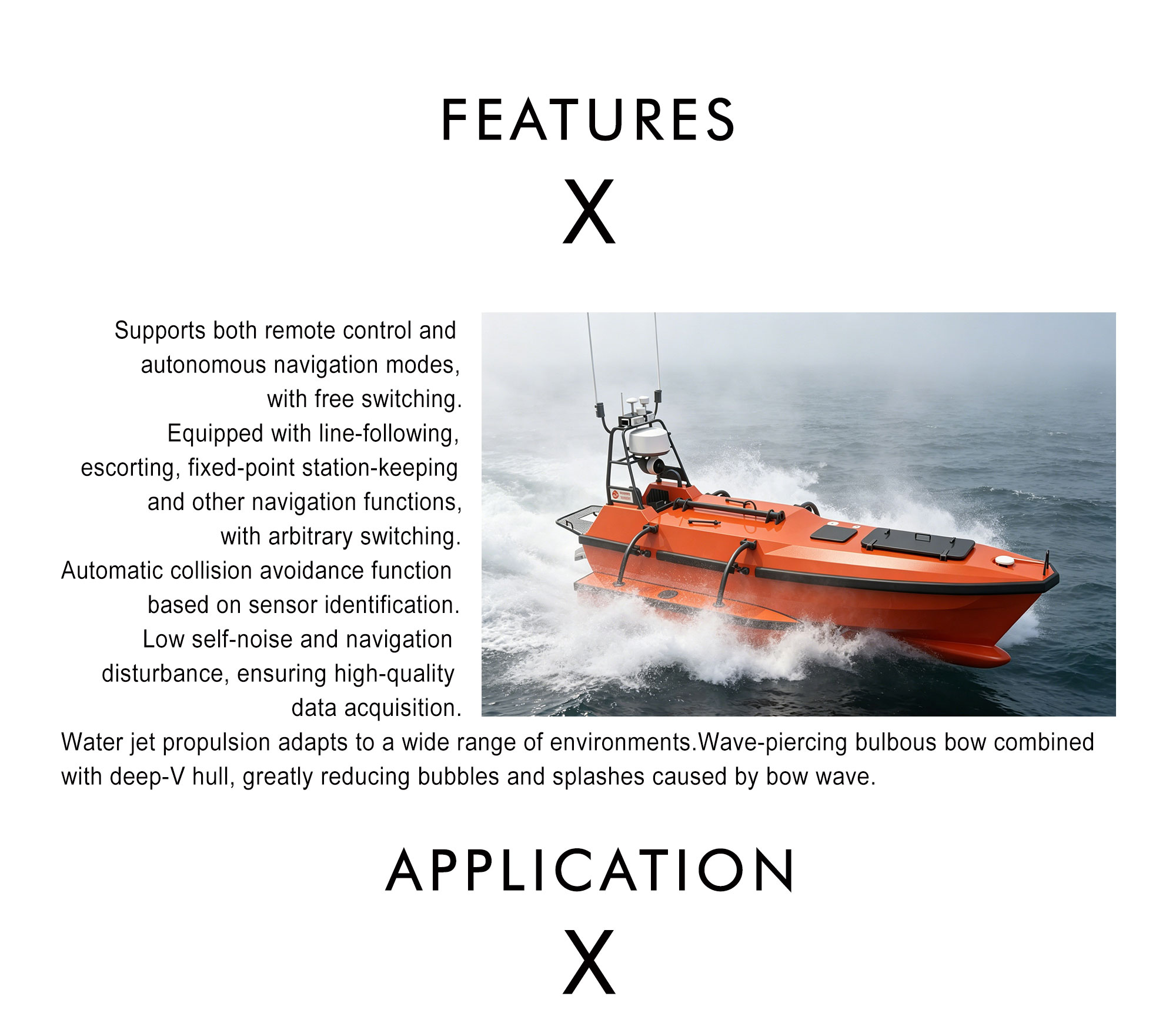 M80 Haisheng Seabed Detection Unmanned Vessel