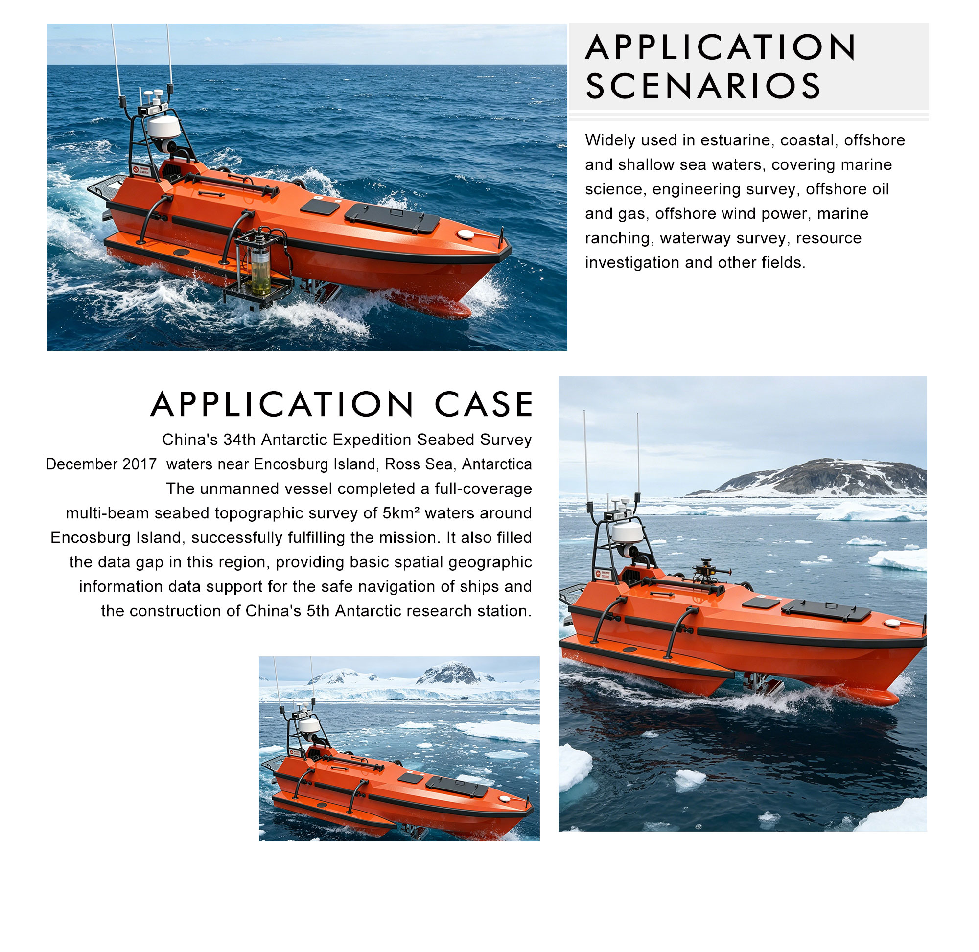 M80 Haisheng Seabed Detection Unmanned Vessel