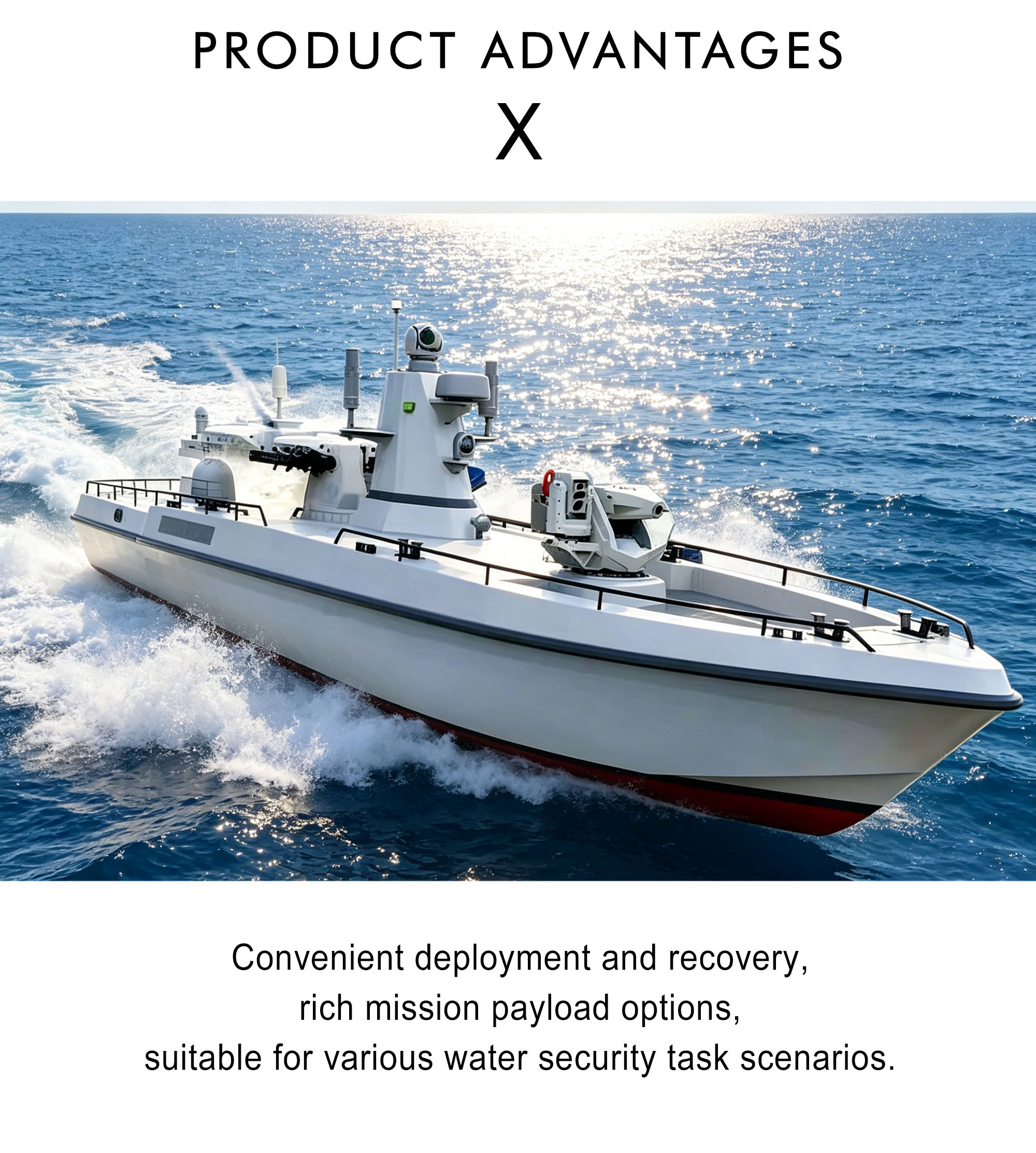 M75B Guardian Haisheng Security and Rescue Unmanned Boat
