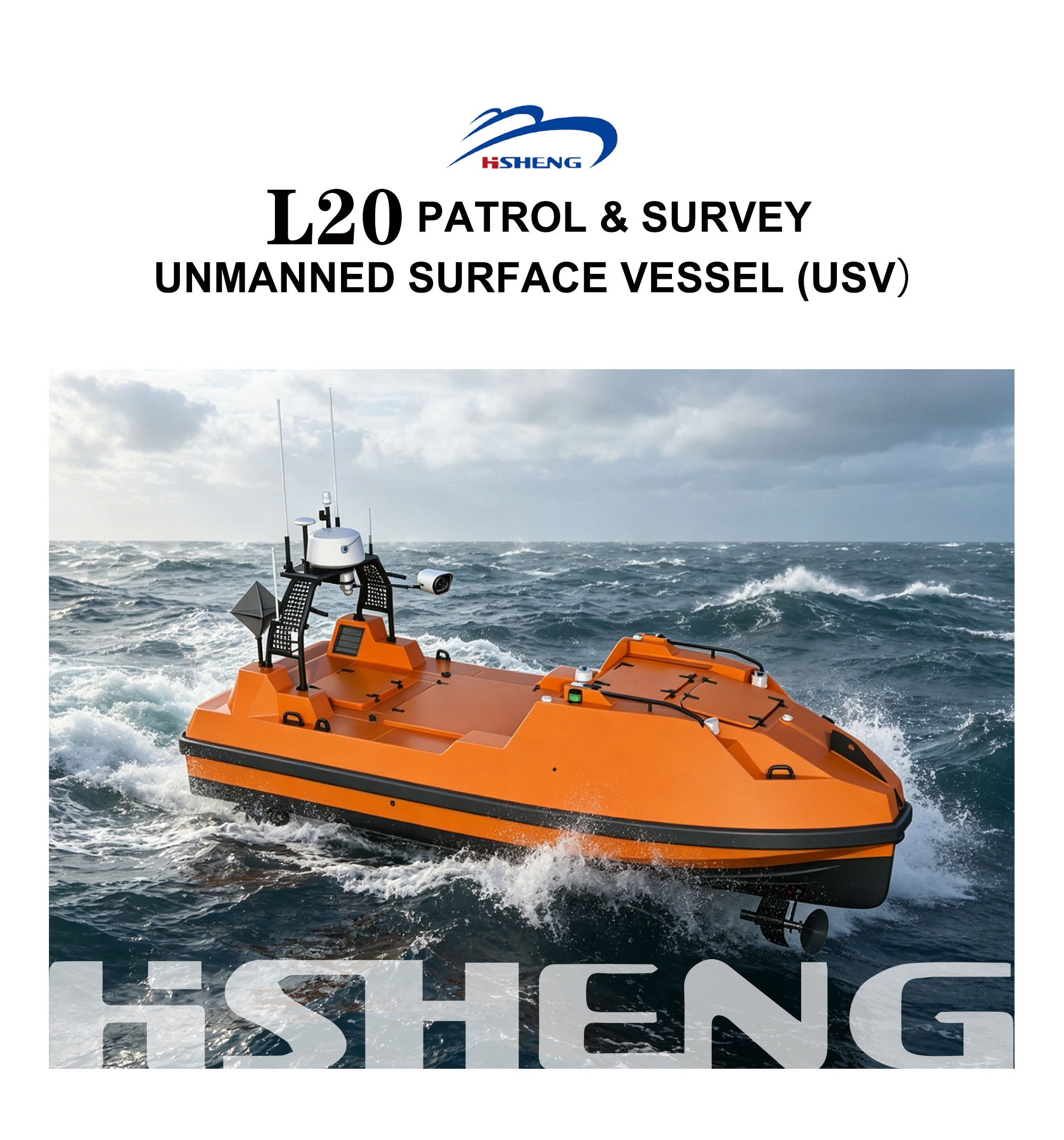 L20 patrol and test the unmanned boat