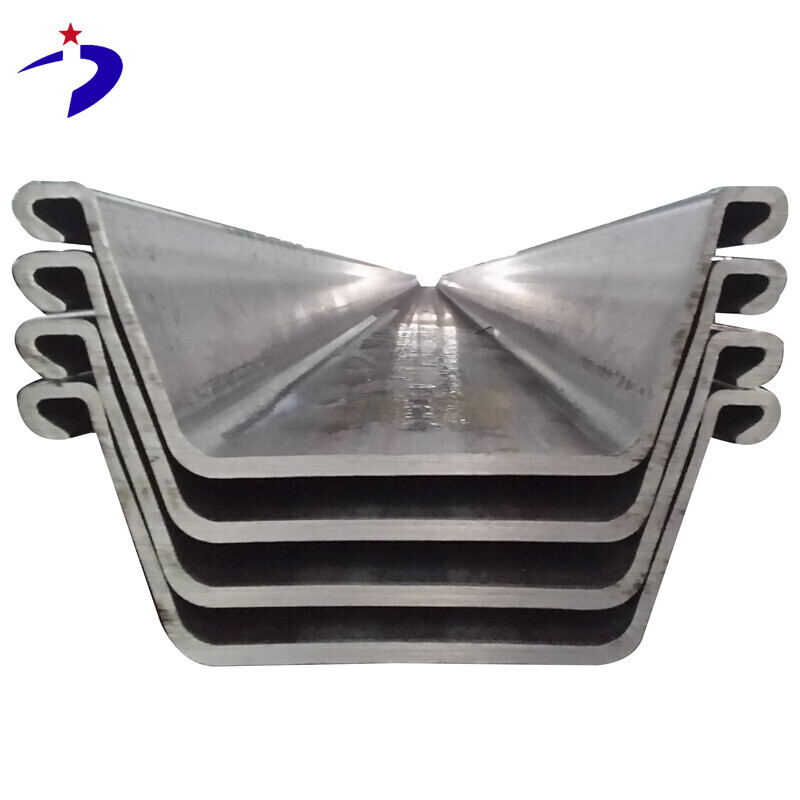 S185 S335J2 كومة صفائح فولاذية على شكل حرف U