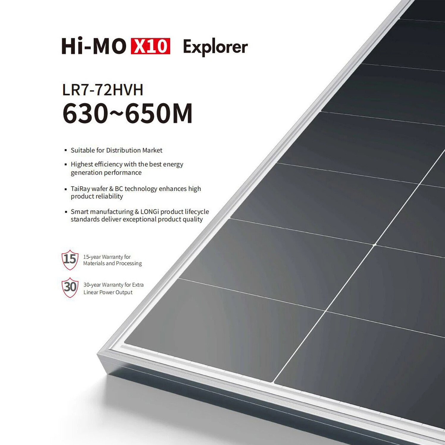 Longi Solar LR7-72HVH 630-650M