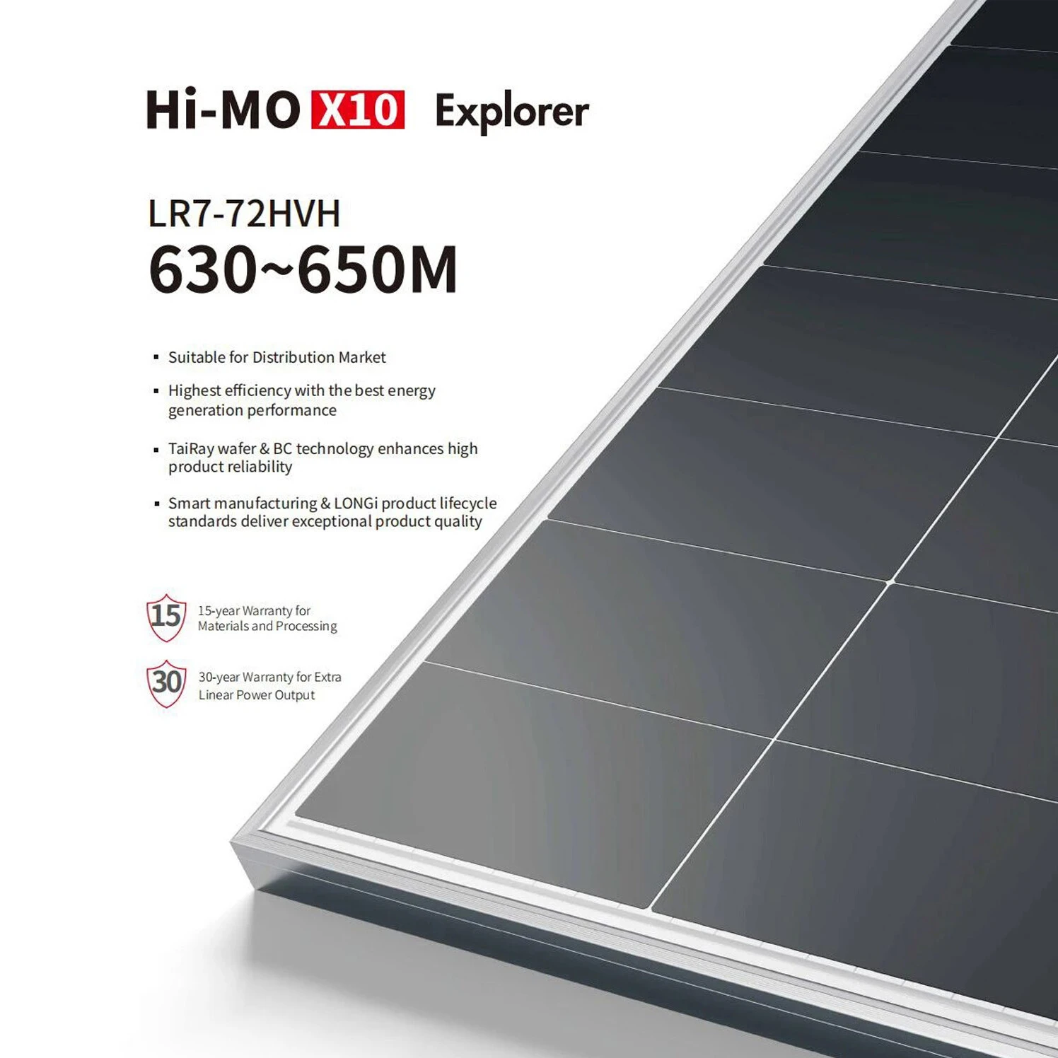 Longi Solar LR7-72HVH 630-650M