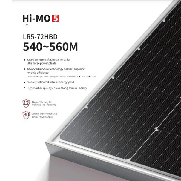 Longi Solar LR5-72HBD 540-560M