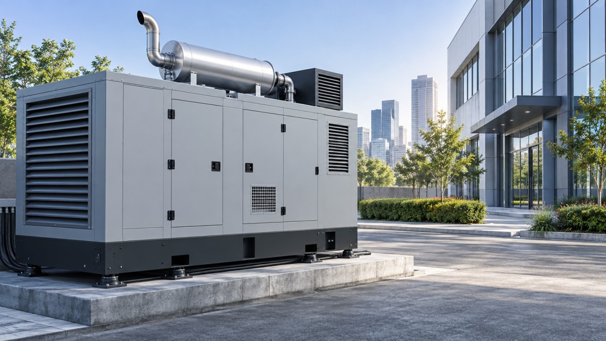هل يمكن لمجموعة مولدات صامتة بقدرة 1200 kW تلبية حدود الضوضاء عند المناطق الحضرية؟