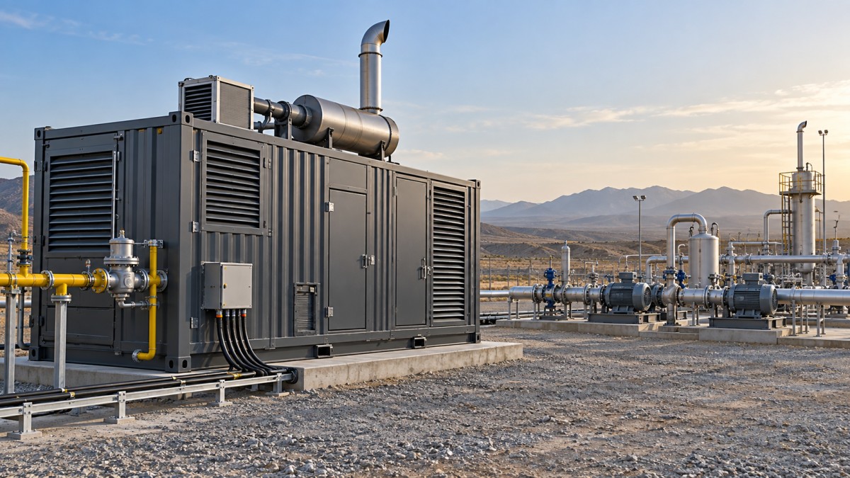 هل تعد مجموعة مولدات الغاز بقدرة 300 kW والمركبة داخل حاوية عملية للمواقع النائية؟
