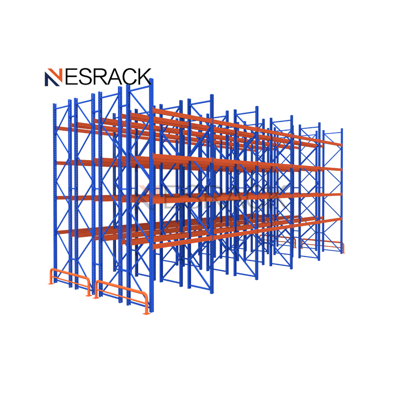 رف منصات نقالة مزدوج عميق