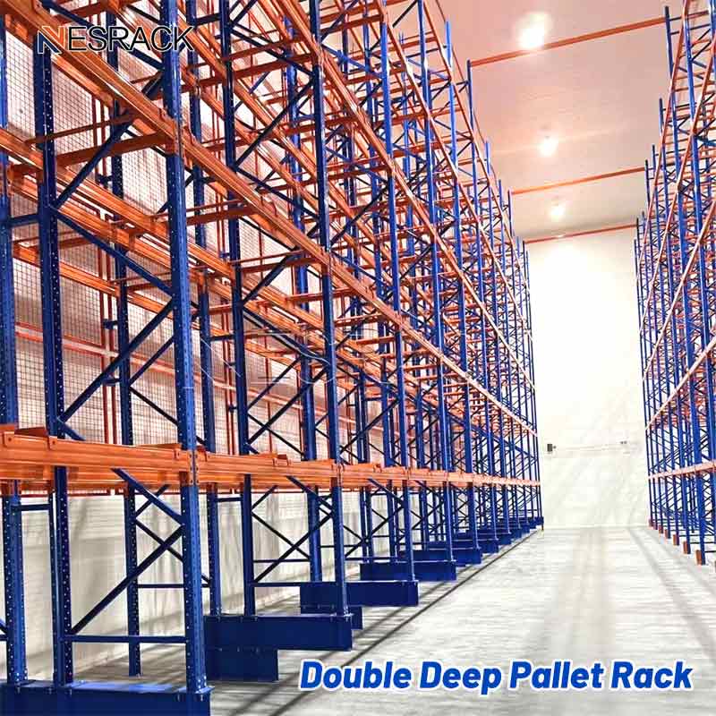 رف منصات نقالة مزدوج عميق