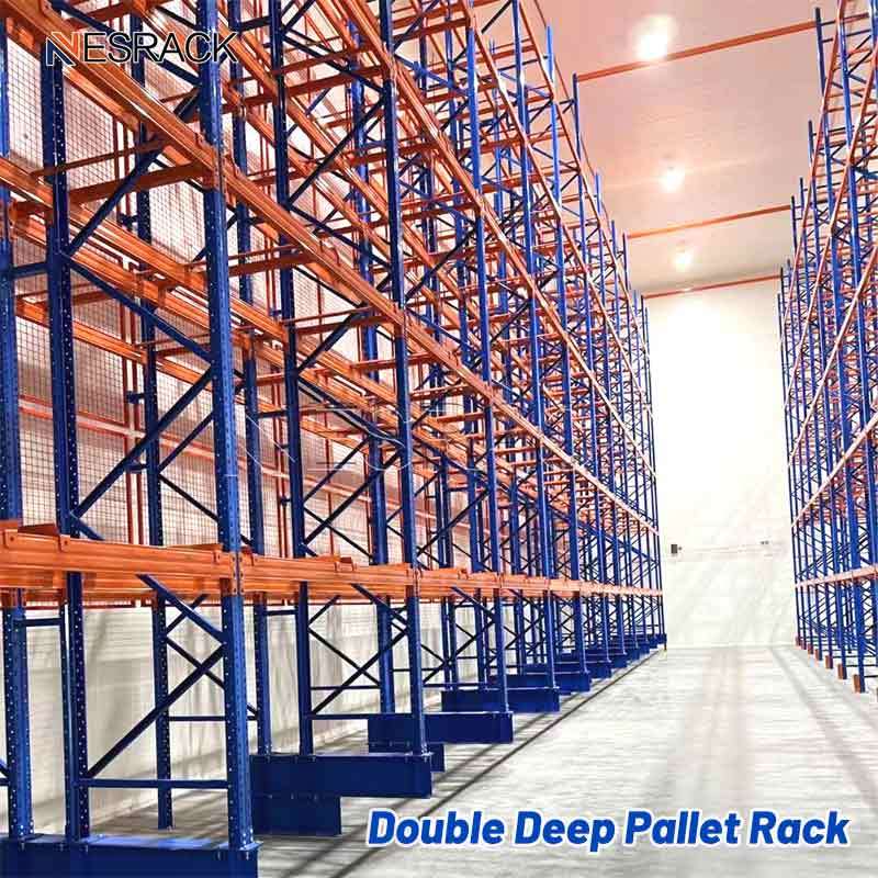 رف منصات نقالة مزدوج عميق