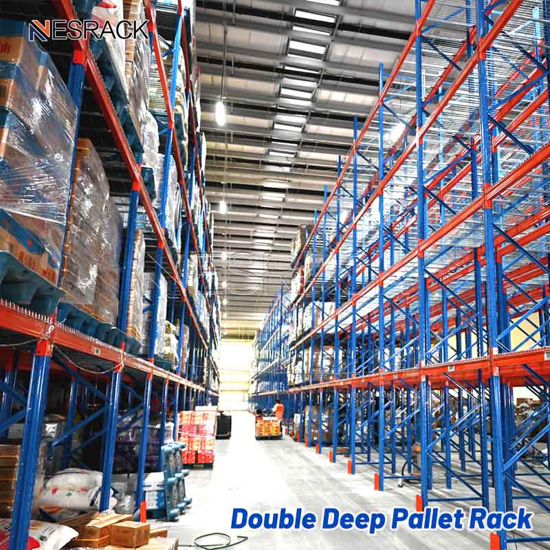 رف منصات نقالة مزدوج عميق