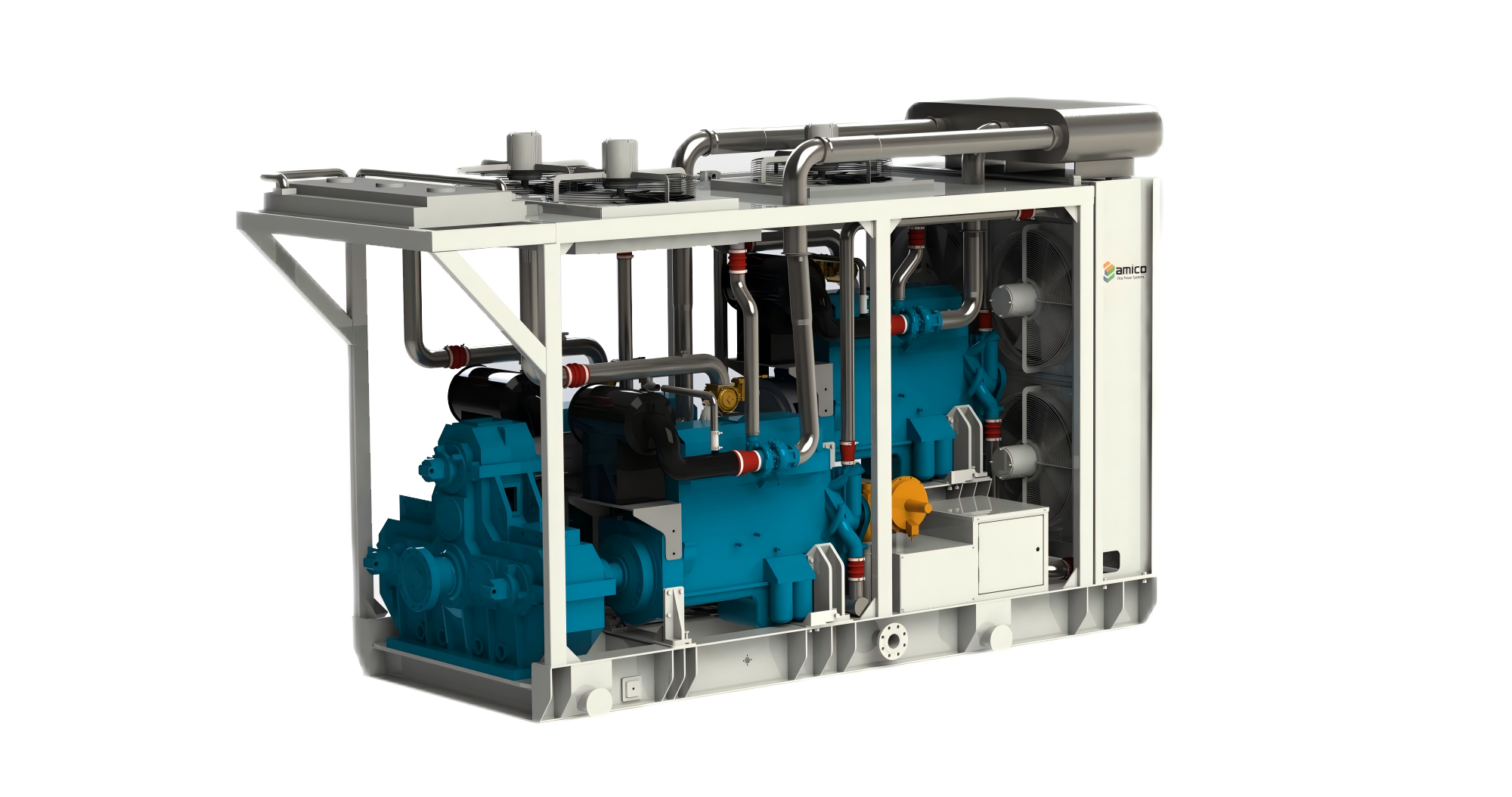 محرك يعمل بالغاز بقوة 810 كيلو وات