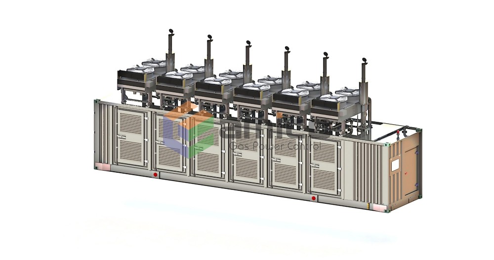 مجموعة مولدات غاز طبيعي بقدرة 1800kW