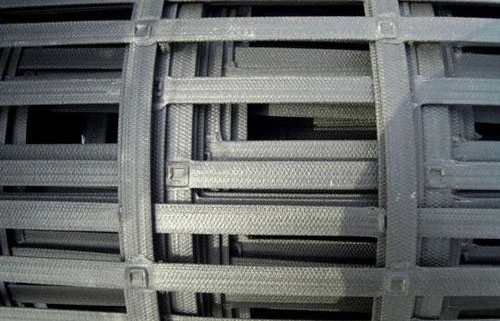 High-Strength Convex Node Steel-Plastic Geogrid