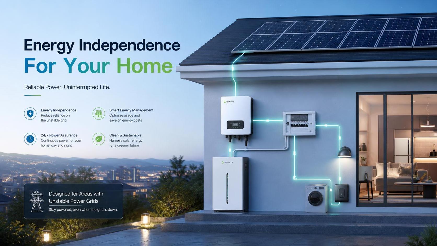 Şebekenin istikrarsız olduğu bölgelerde konut tipi enerji depolama enerji bağımsızlığını nasıl destekler