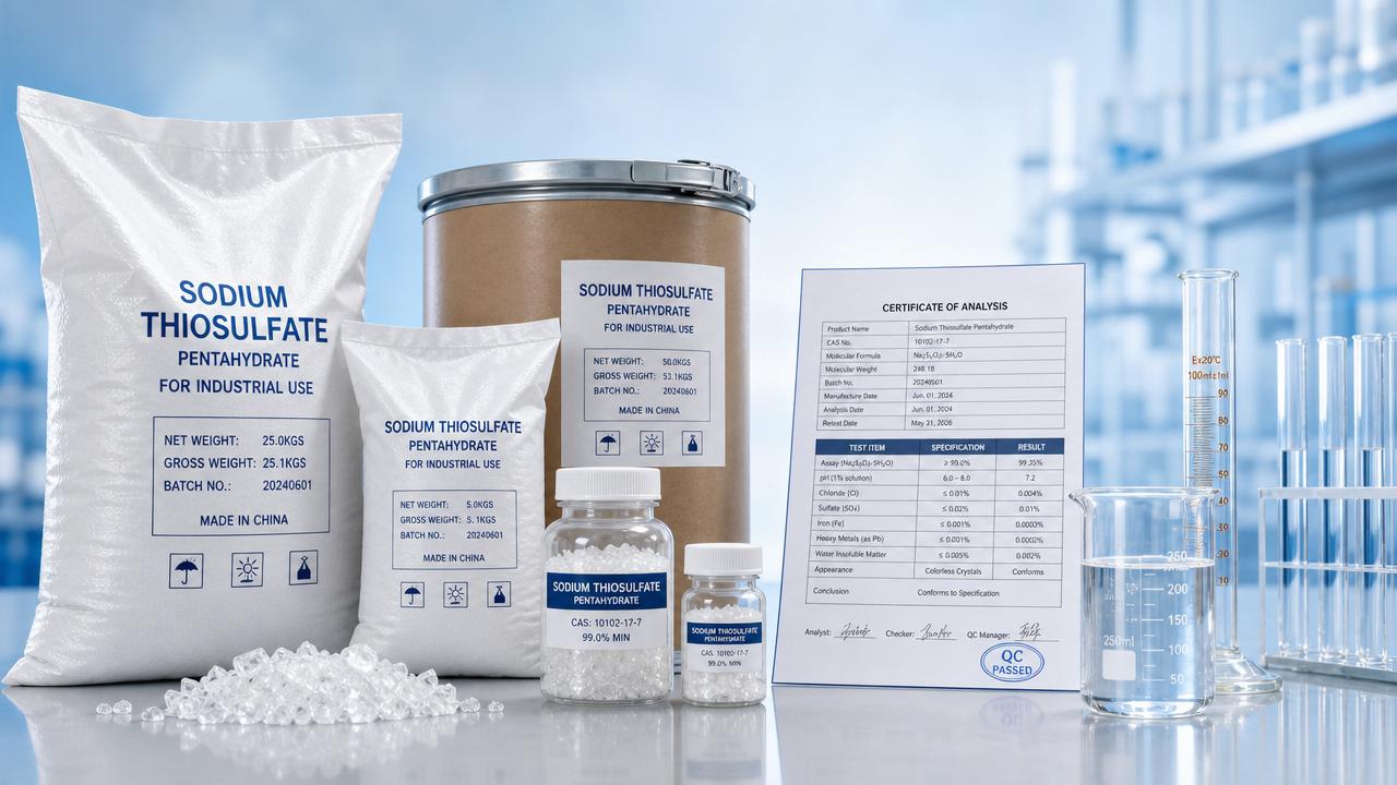 لماذا تختلف مواصفات Sodium Thiosulfate أكثر من المتوقع