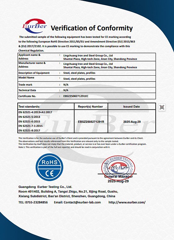 Verification of Conformity