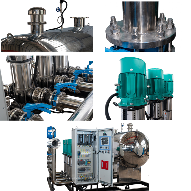 وحدة إمداد مياه متغيرة التردد غير سالبة الضغط متغيرة الضغط