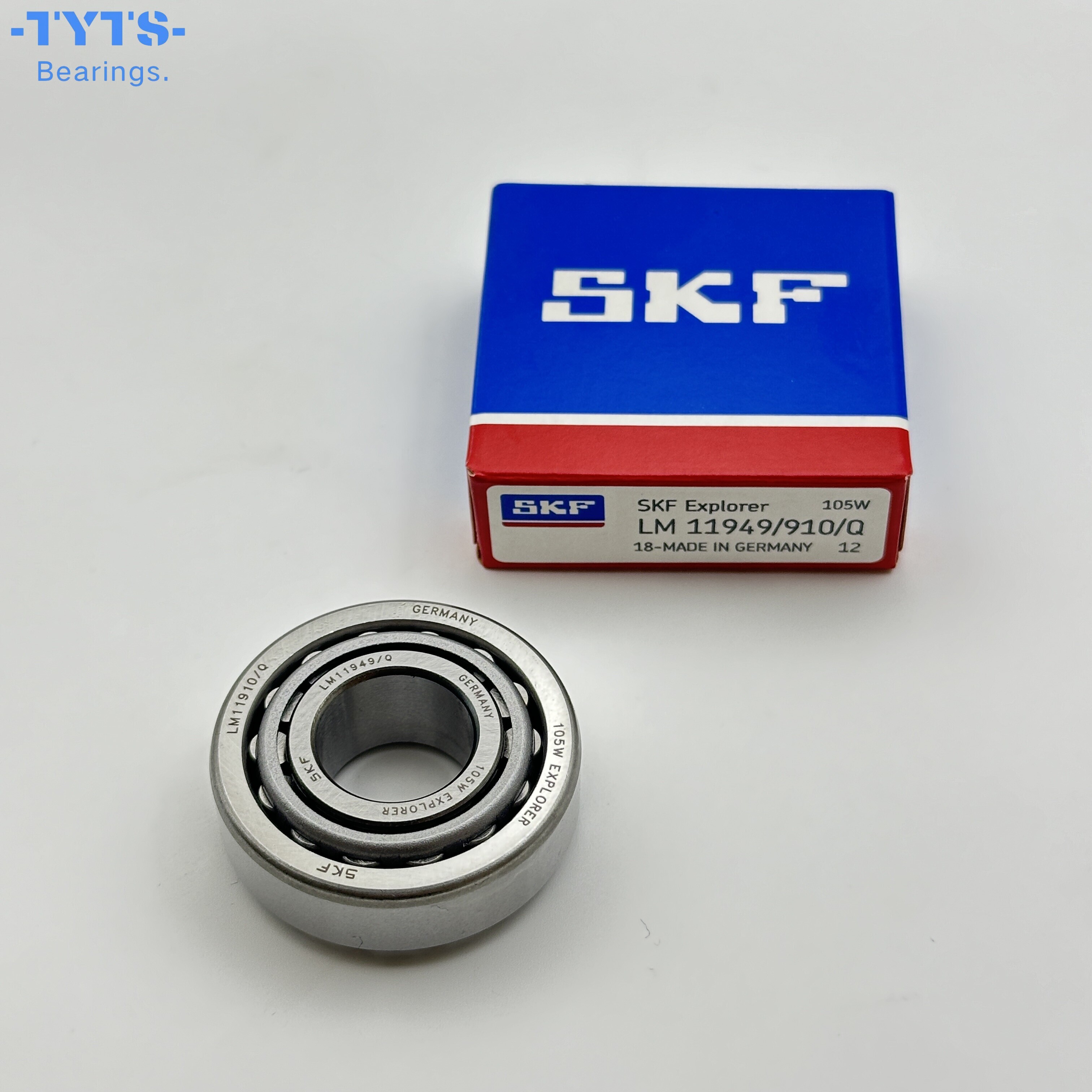  محامل أسطوانية مخروطية وفقًا للمعيار البريطاني SKF مستوردة من ألمانيا LM11949/910 