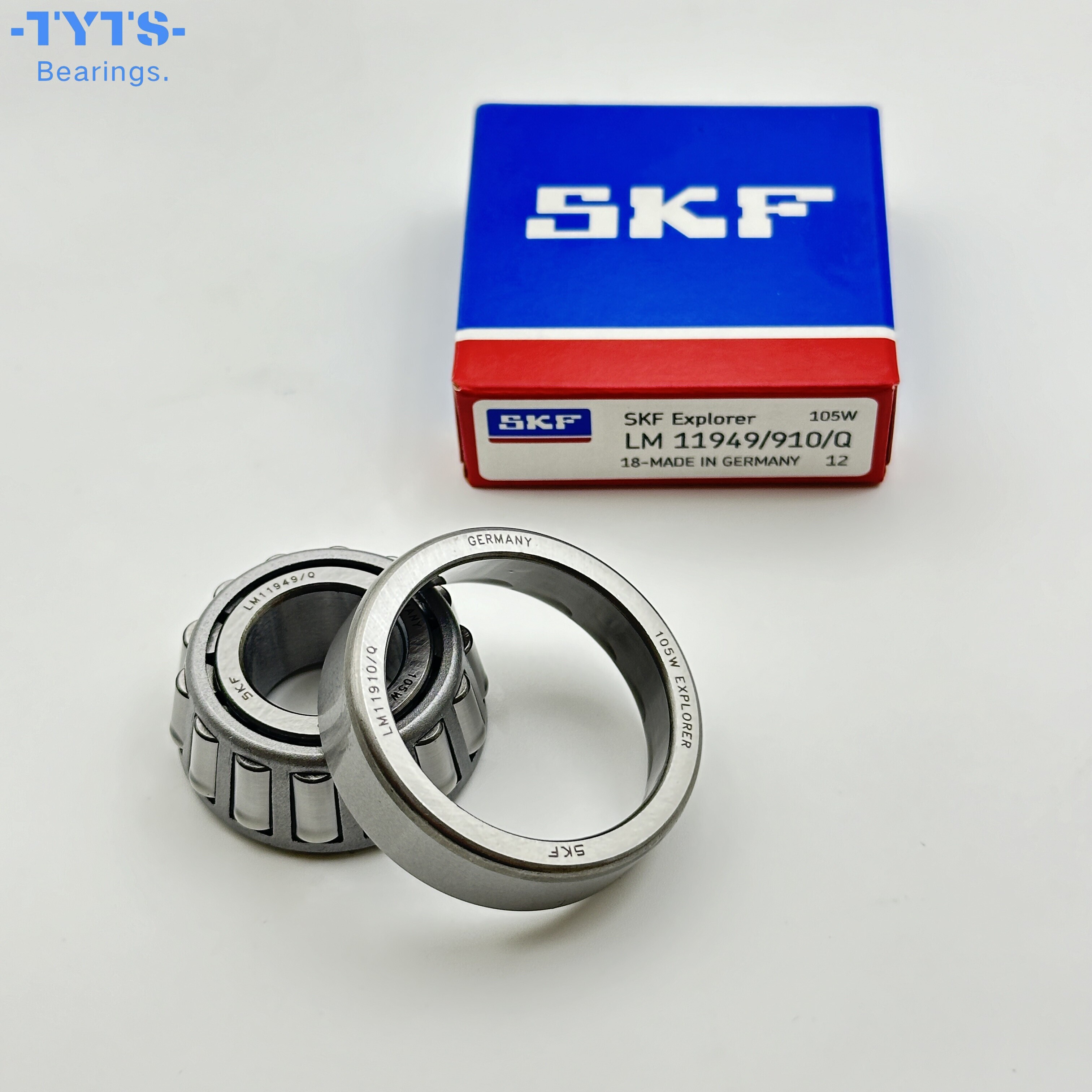  محامل أسطوانية مخروطية وفقًا للمعيار البريطاني SKF مستوردة من ألمانيا LM11949/910 