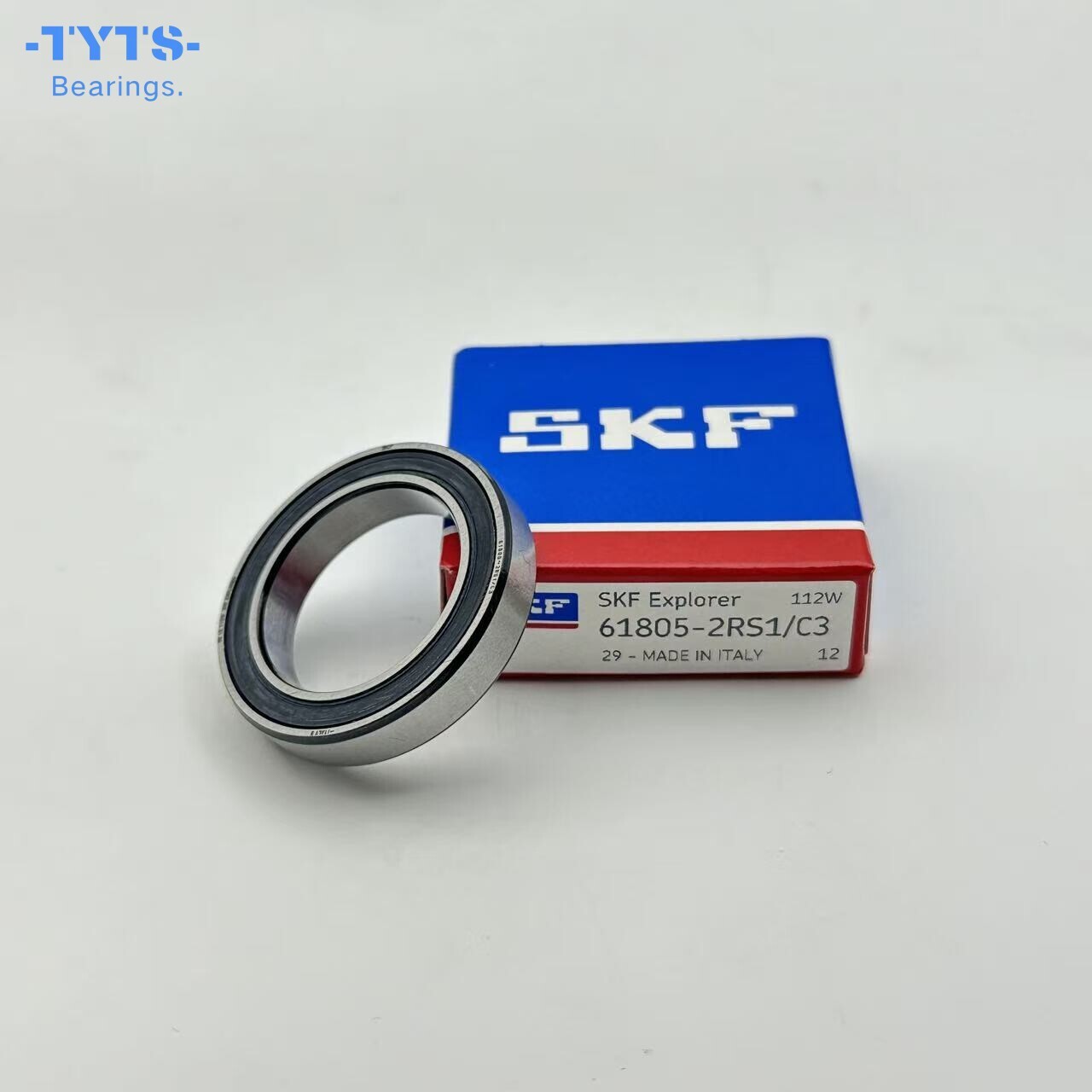 SKF 61805-2RS1/C3 محمل كروي ذو أخدود عميق ذو جدار رفيع