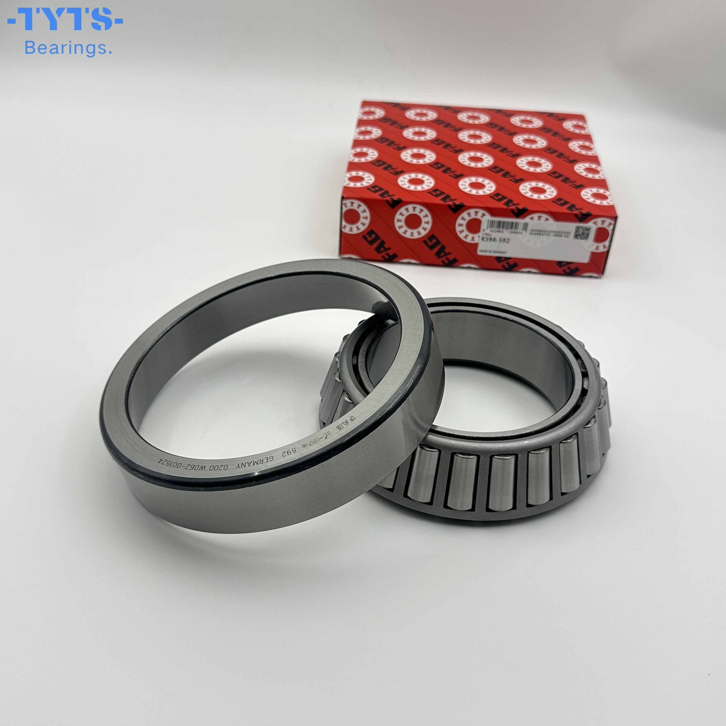 استيراد أصلي من ألمانيا K594-592 محامل بكرات مخروطية قياسية بريطانية FAG