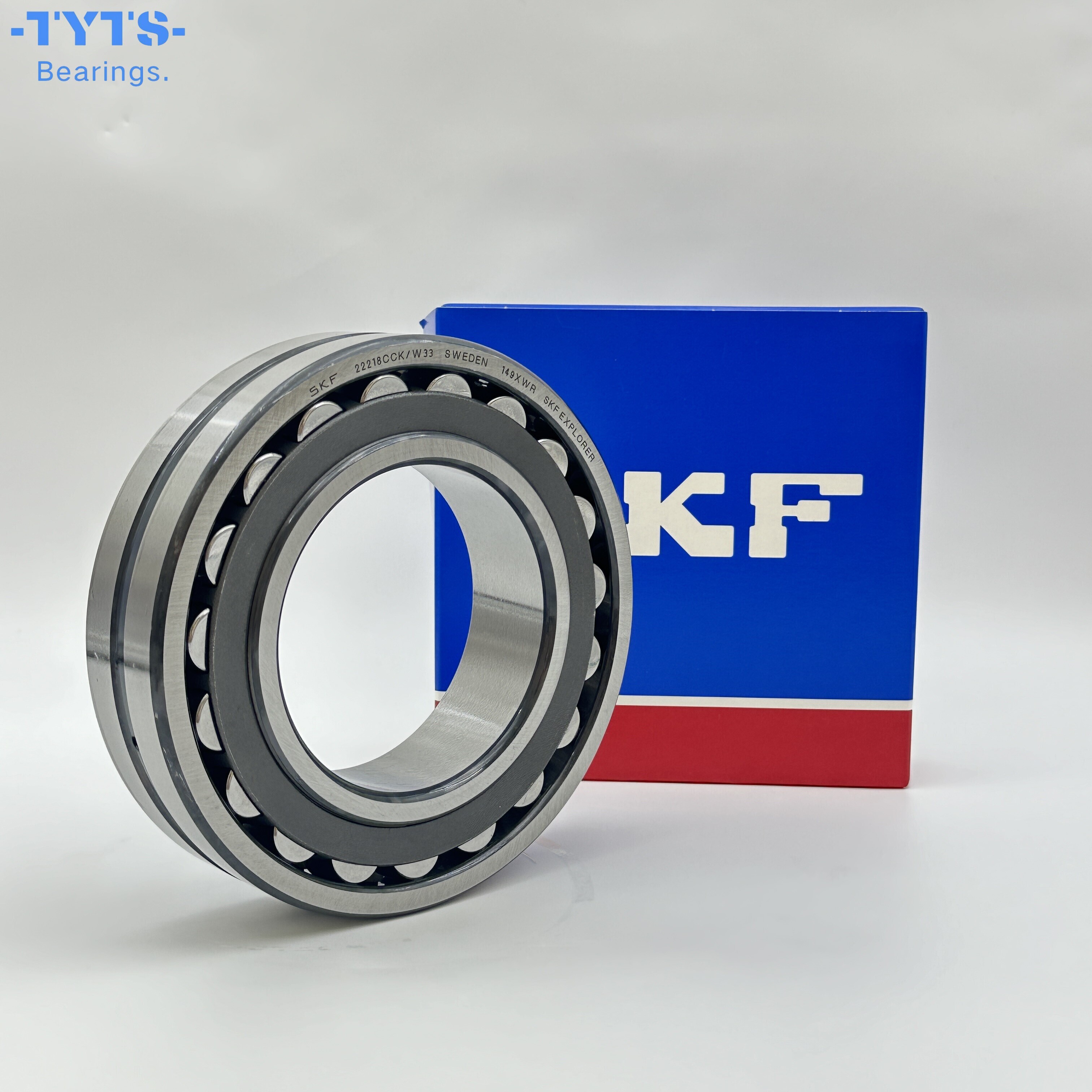 22218CCK/W33  محمل أسطواني ذاتي المحاذاة SKF  أصلي عالي الجودة