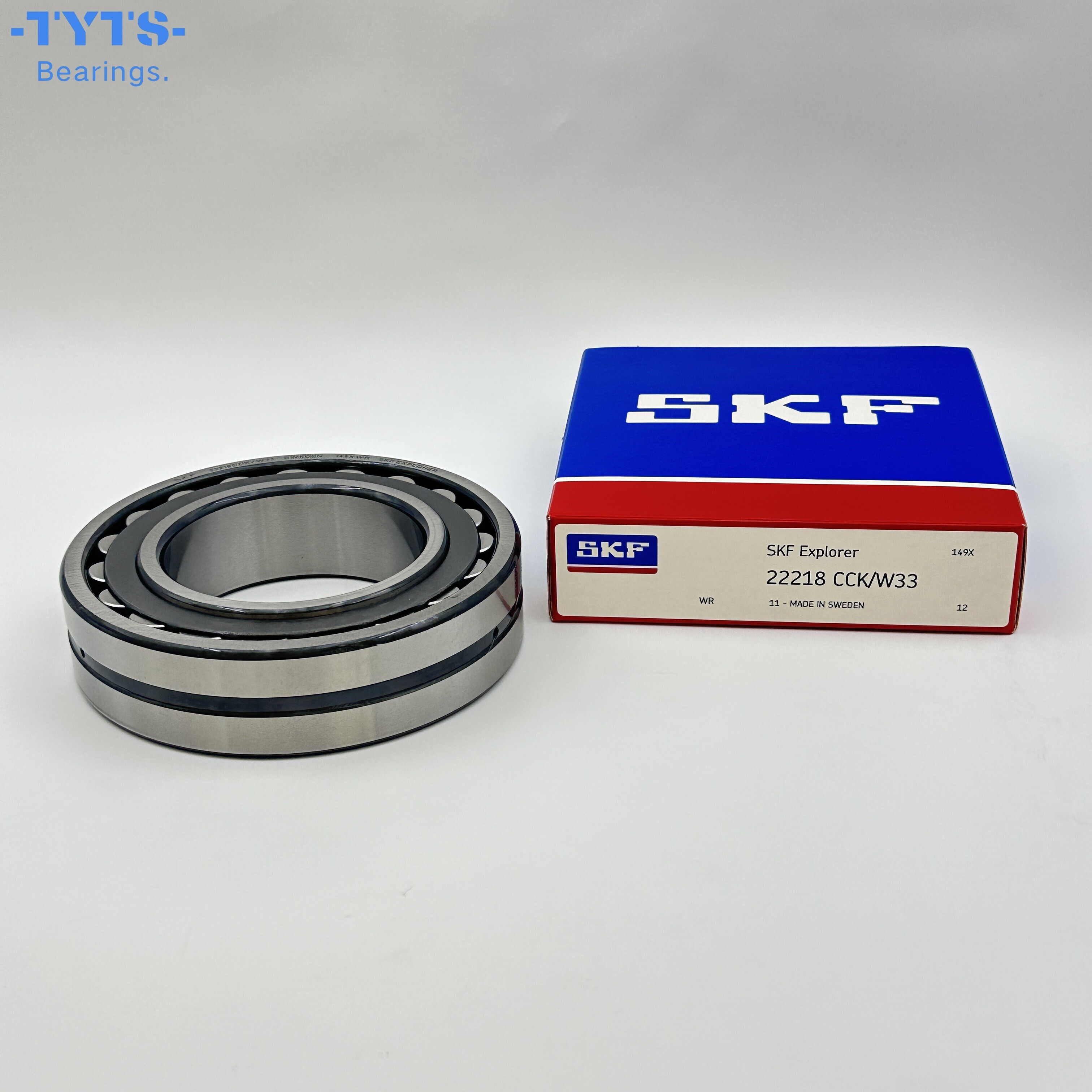 22218CCK/W33  محمل أسطواني ذاتي المحاذاة SKF  أصلي عالي الجودة