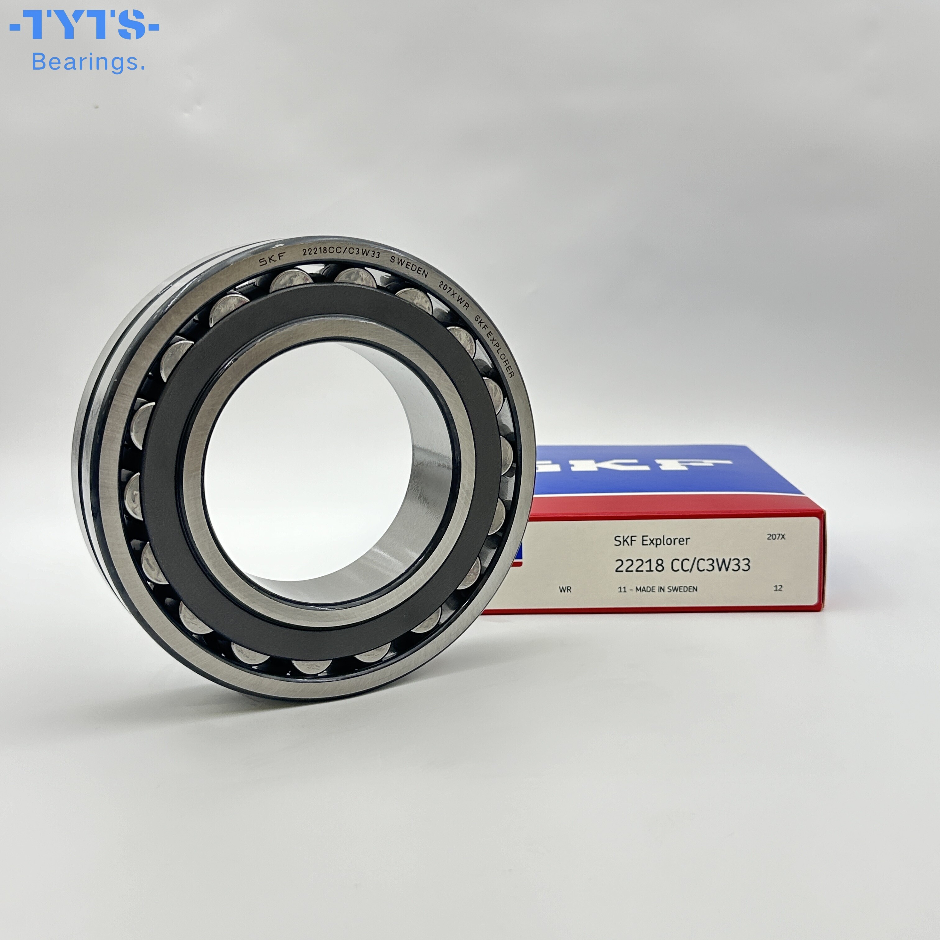 22218CC/C3W33  محمل أسطواني ذاتي المحاذاة SKF  أصلي عالي الجودة