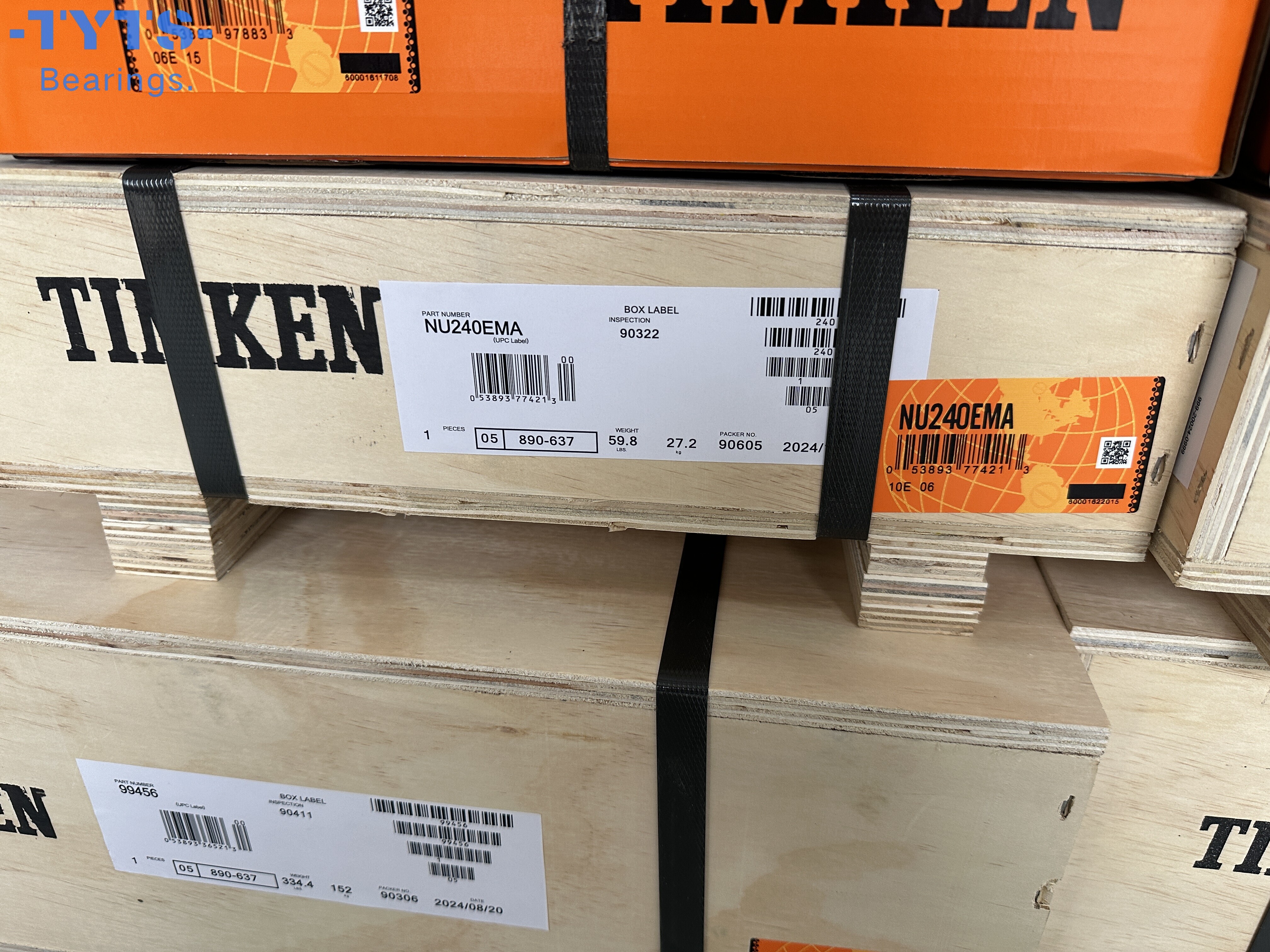 محمل أسطواني NU240EMA TIMKEN