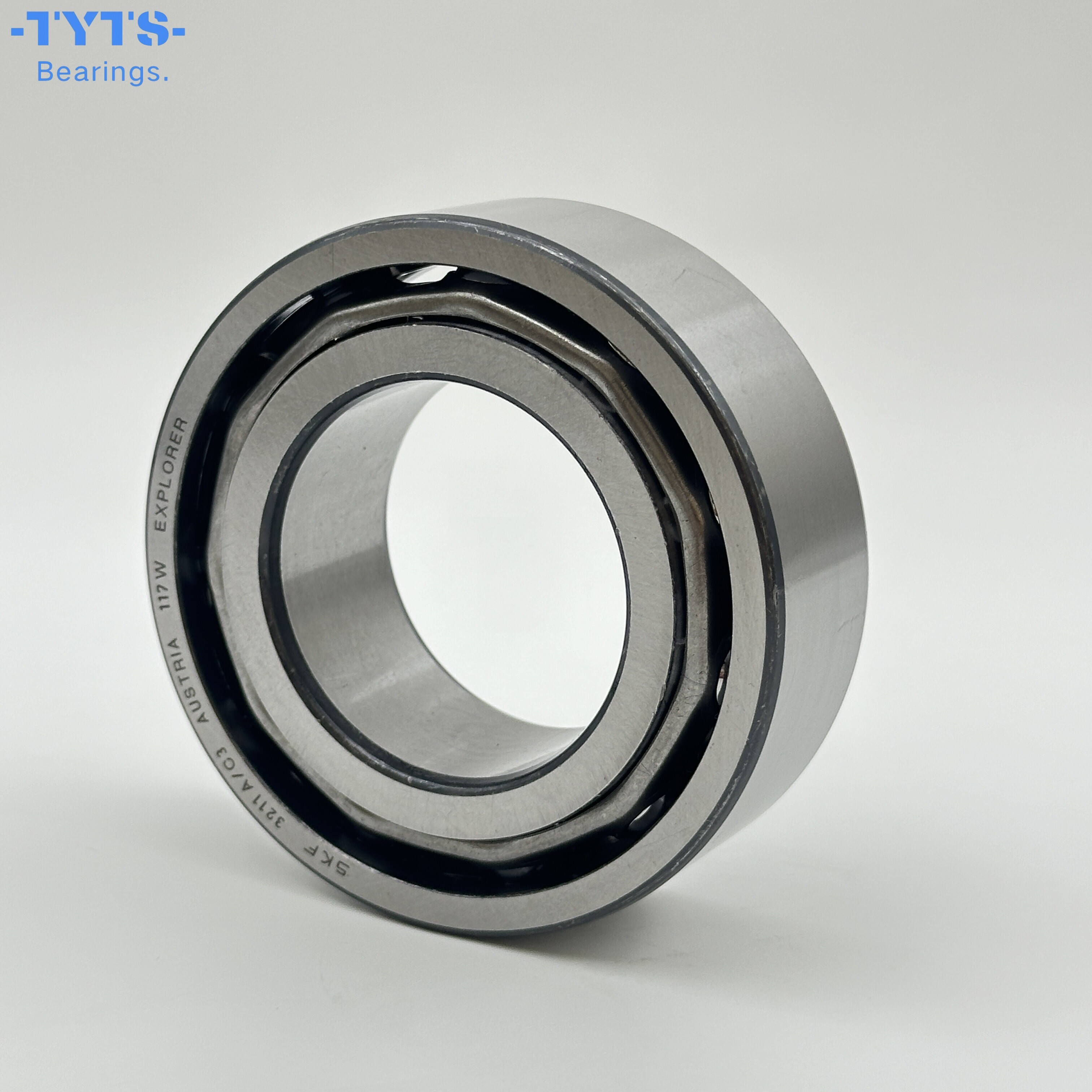 SKF أصلي عالي الجودة 3211A / C3 محمل كريات التلامس الزاوي مزدوج الصفوف 3211A / C3