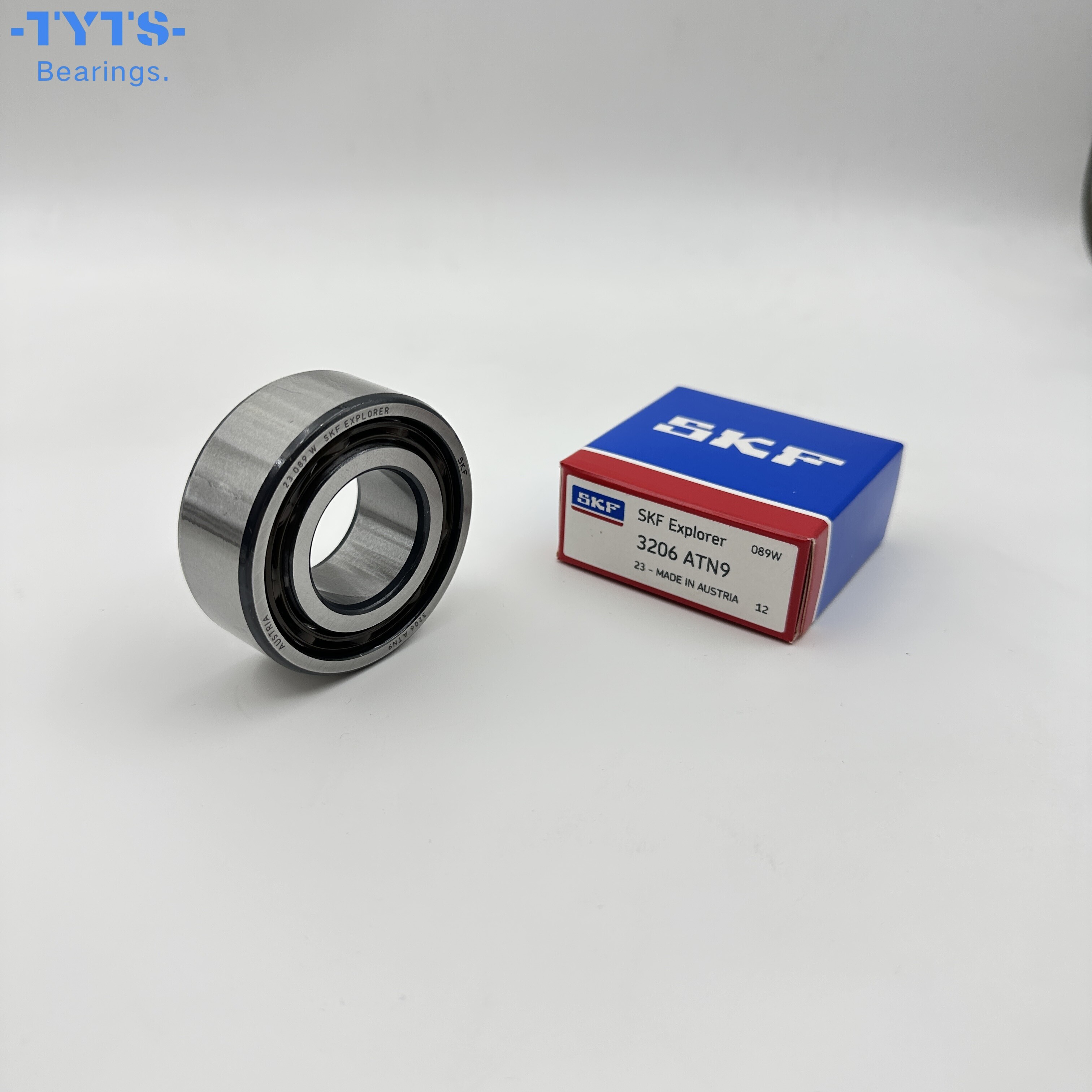 SKF أصلي عالي الجودة 3206ATN9 محمل كريات التلامس الزاوي مزدوج الصف 3206ATN9
