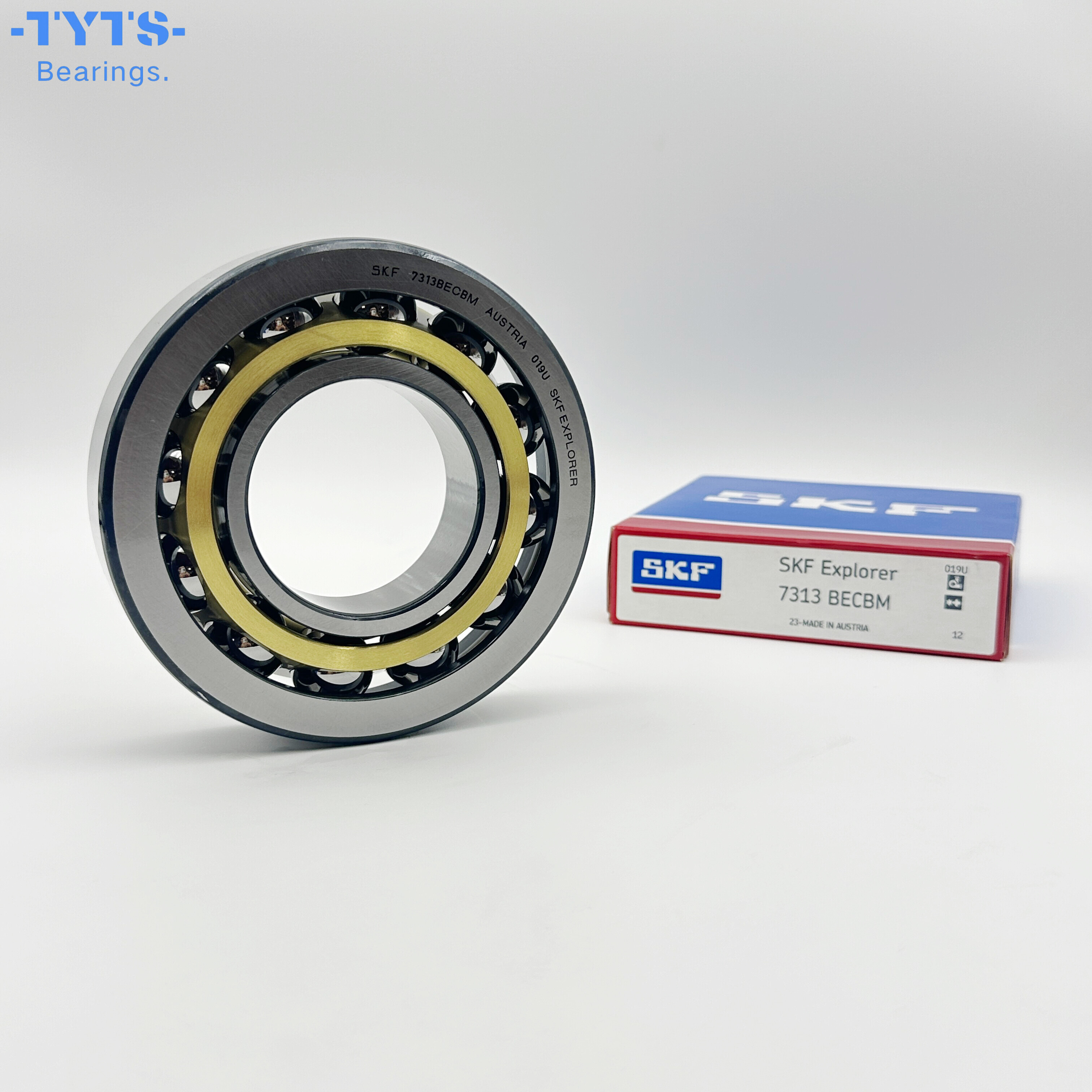 SKF أصلي عالي الجودة 7313BECBM 7313BECBM محمل كريات التلامس الزاوي أحادي الصف