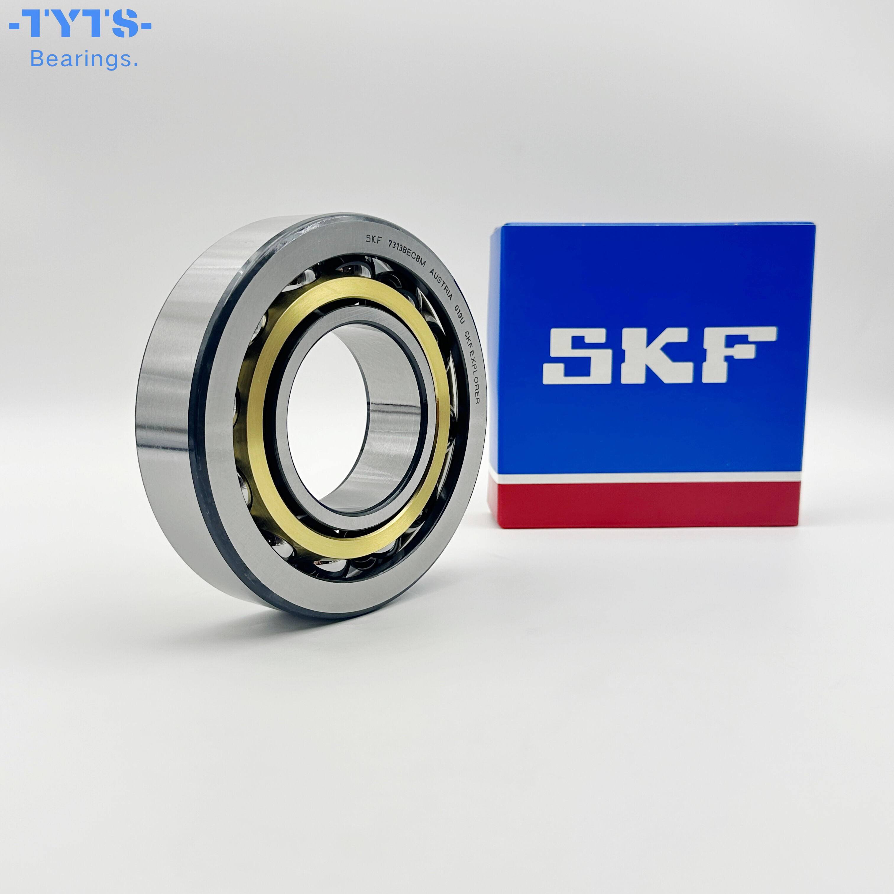SKF أصلي عالي الجودة 7313BECBM 7313BECBM محمل كريات التلامس الزاوي أحادي الصف