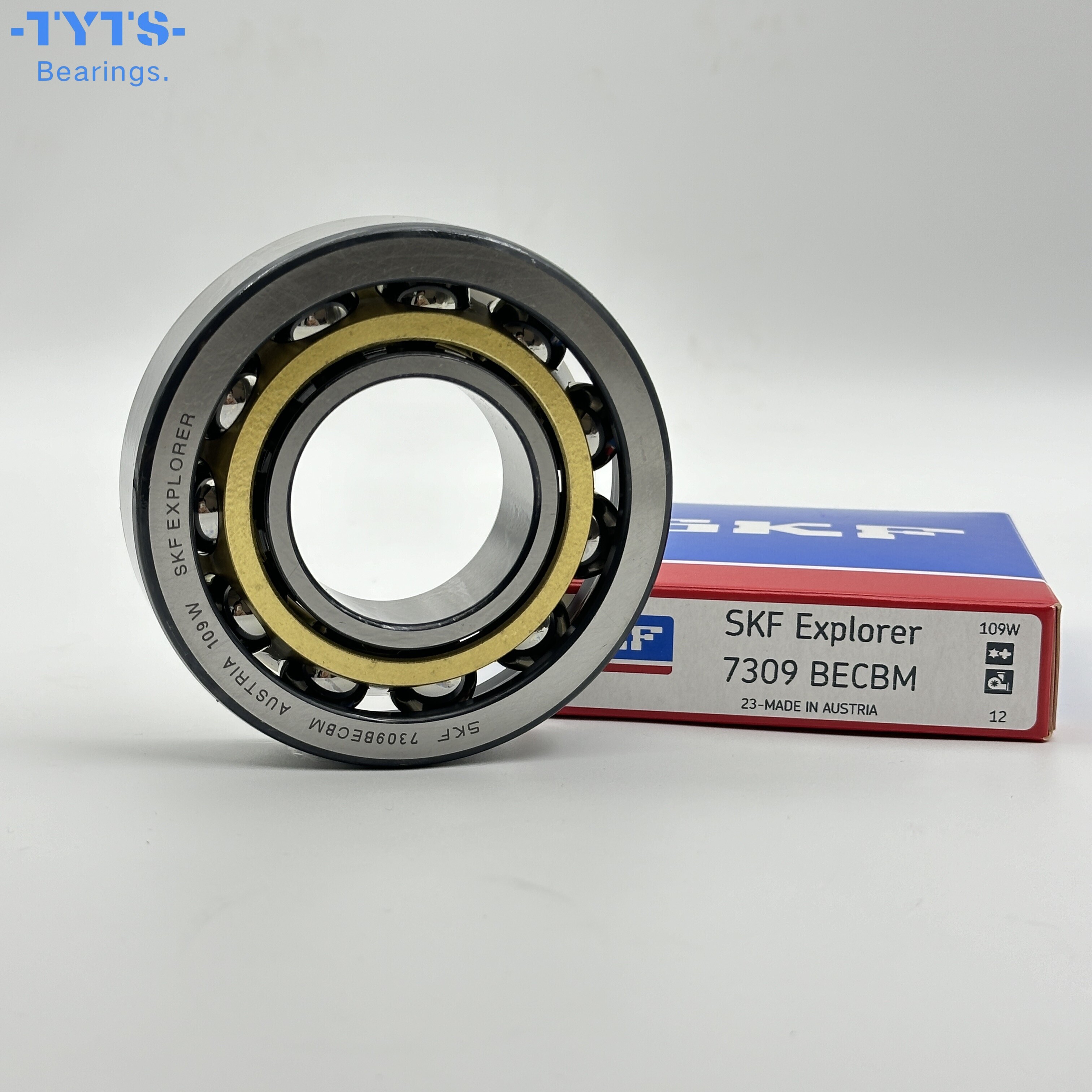 SKF أصلي عالي الجودة 7309BECBBM محمل كريات التلامس الزاوي أحادي الصف 7309BECBM