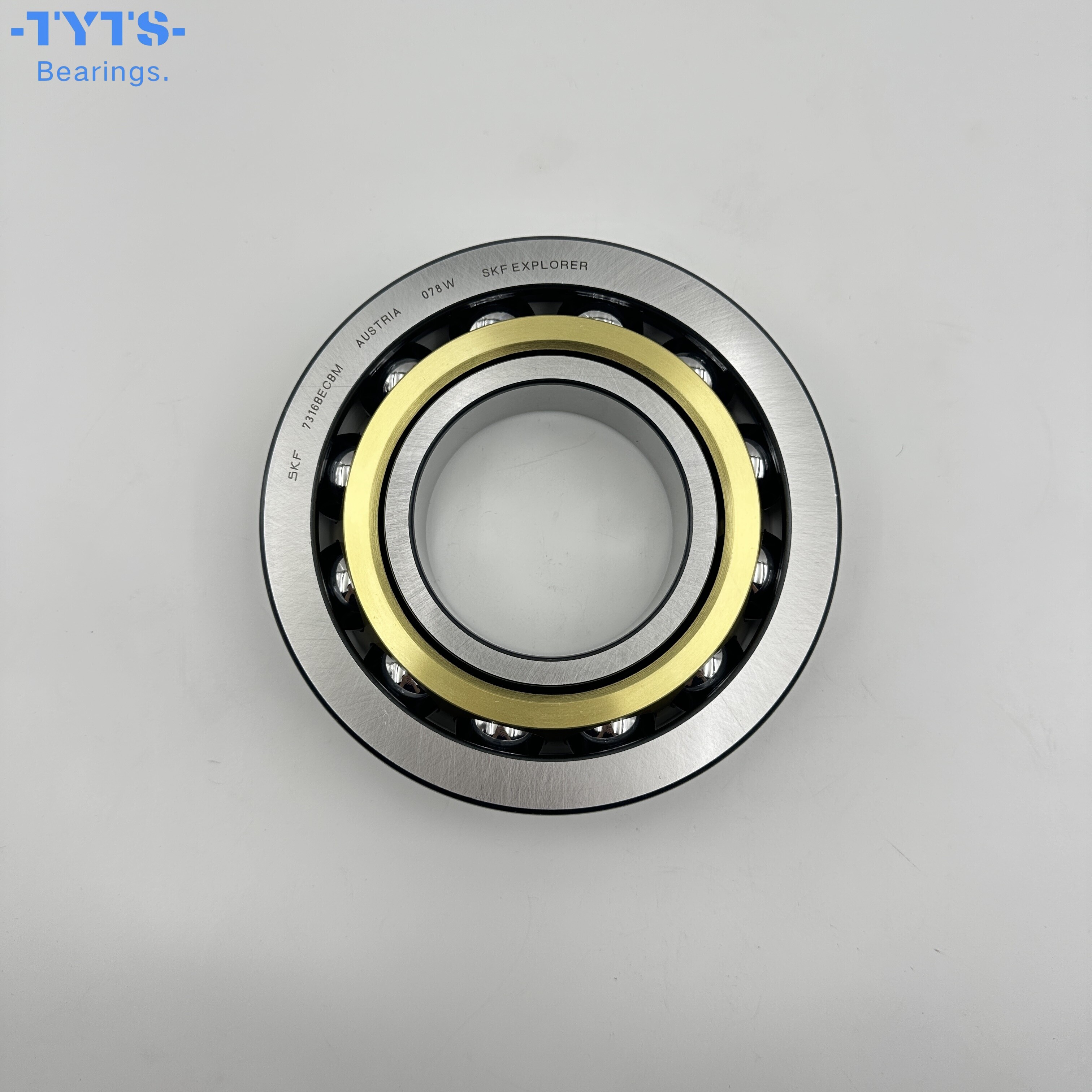 SKF أصلي عالي الجودة 7316BECBM محمل كريات التلامس الزاوي أحادي الصف 7316BECBM