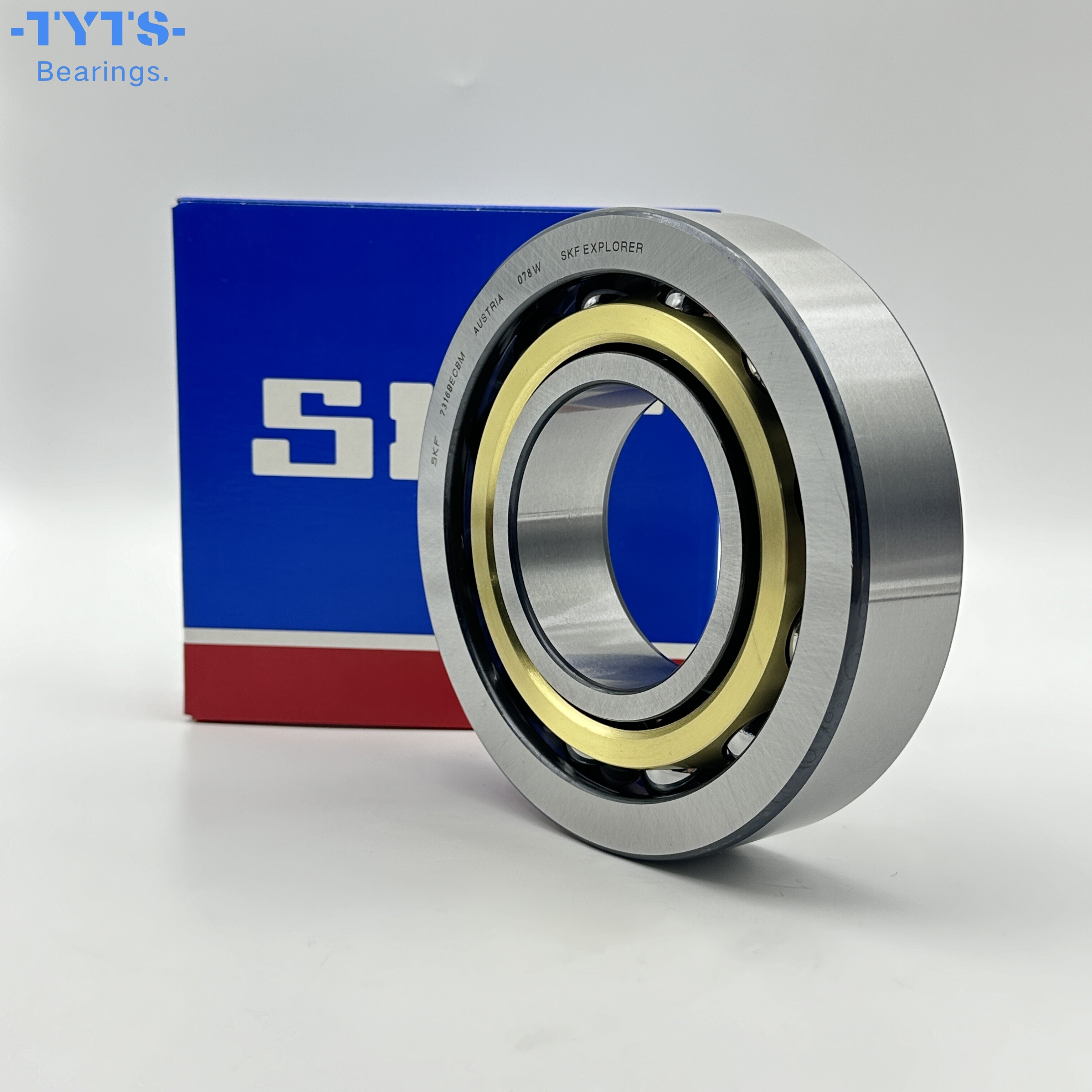 SKF أصلي عالي الجودة 7316BECBM محمل كريات التلامس الزاوي أحادي الصف 7316BECBM