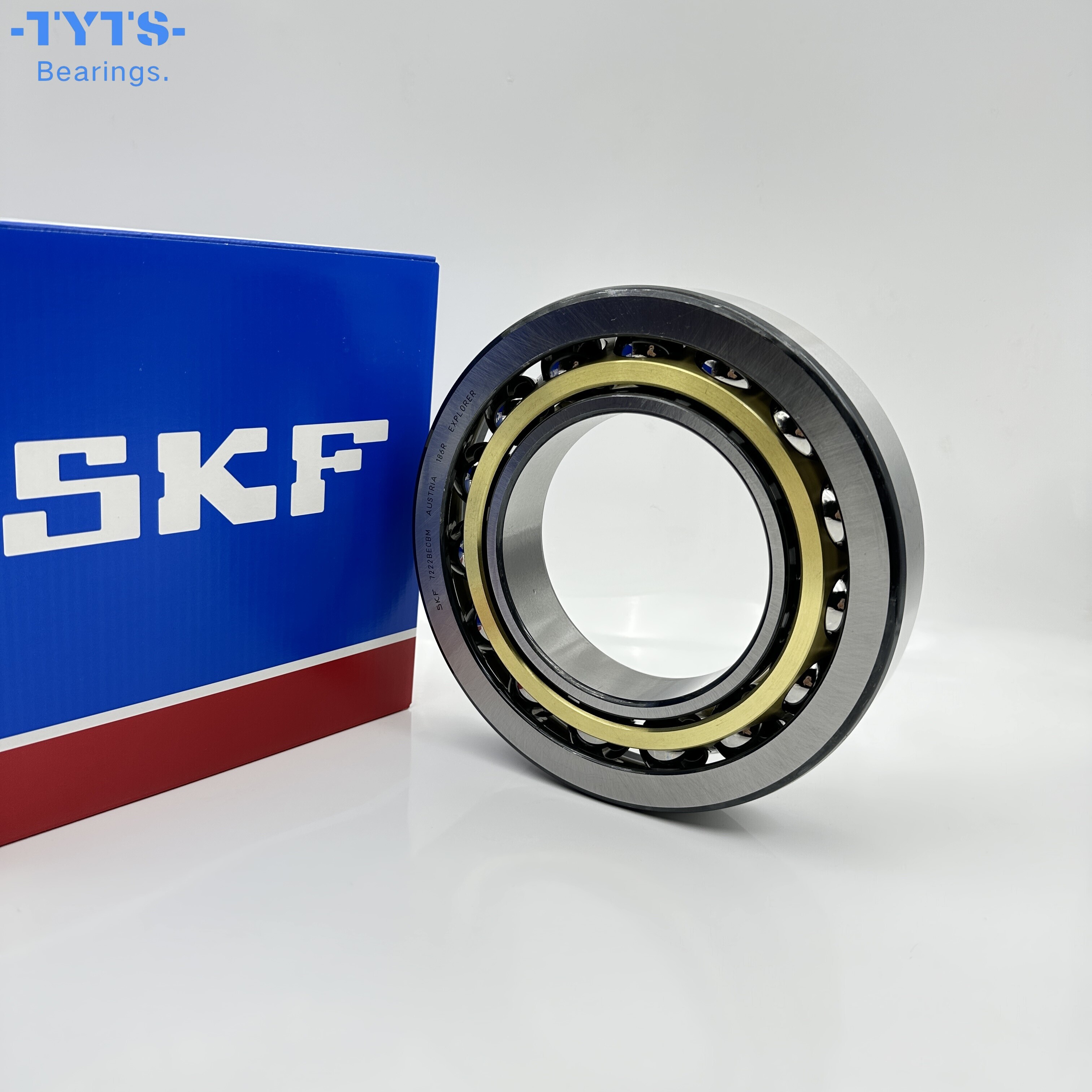 SKF أصلي عالي الجودة 7222BECBM محمل كريات التلامس الزاوي أحادي الصف 7222BECBM