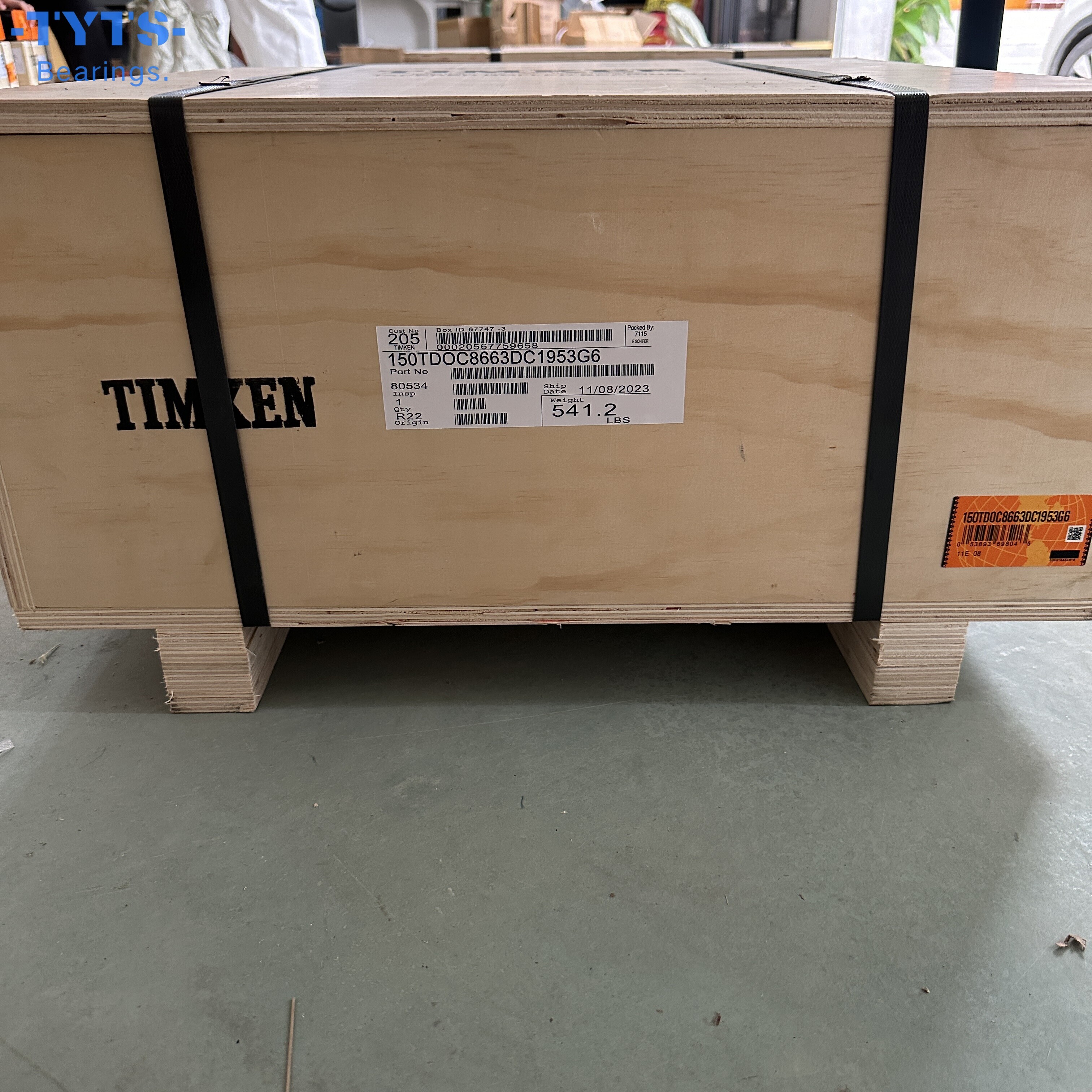 TIMKEN 150TDOC8663DC1953G6 TIMKEN 150TDOC8663DC1953G6 محمل أسطواني مدبب غير قياسي بحجم بوصة لصناعة حفر آبار النفط