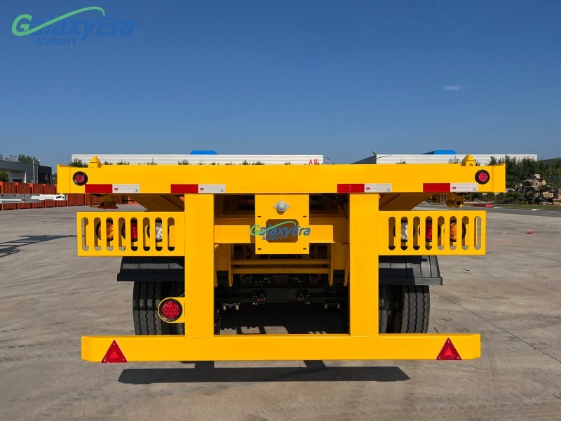 مقطورة شبه مسطحة