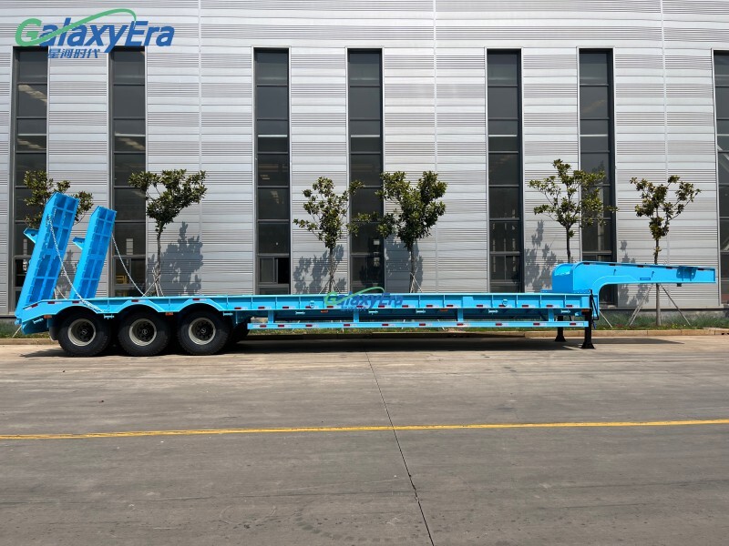 120 طن مقطورة منخفضة السرير للنقل