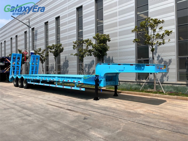 120 طن مقطورة منخفضة السرير للنقل