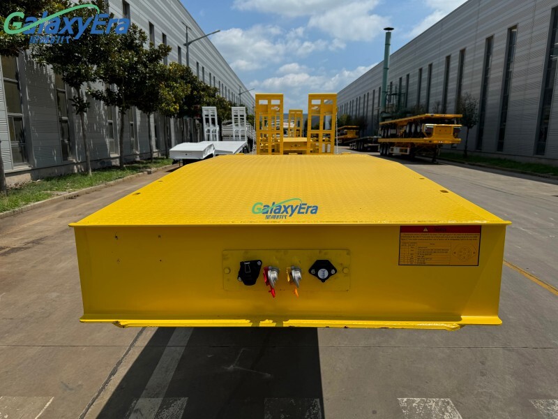 80 طن مقطورة شاحنة منخفضة السرير