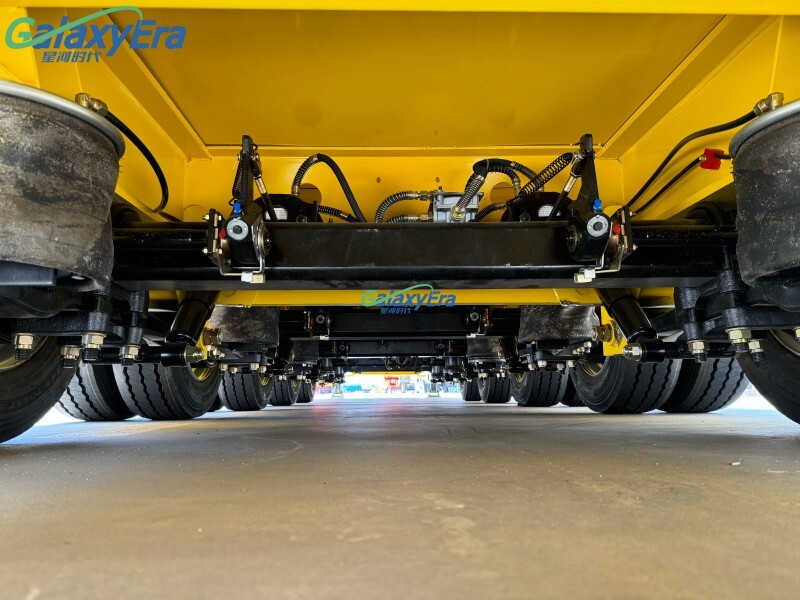 80 طن مقطورة شاحنة منخفضة السرير