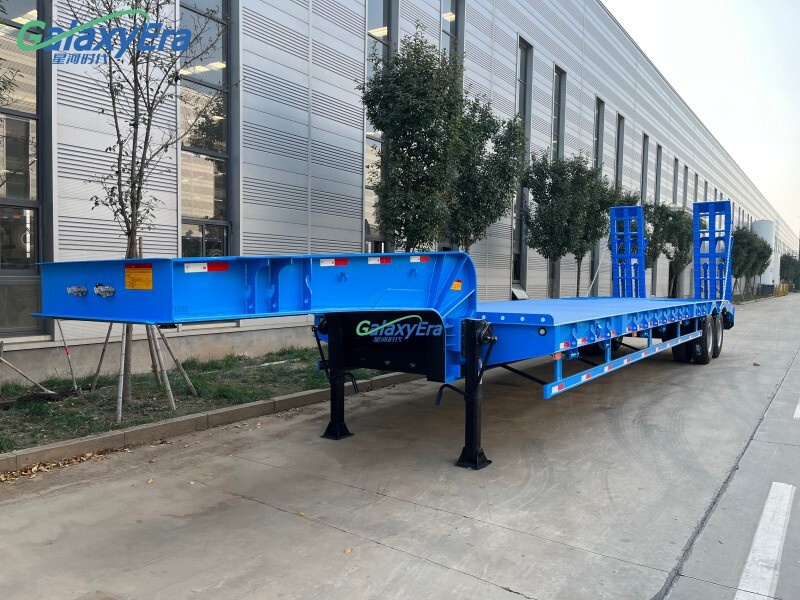 120 طن مقطورة منخفضة السرير للنقل