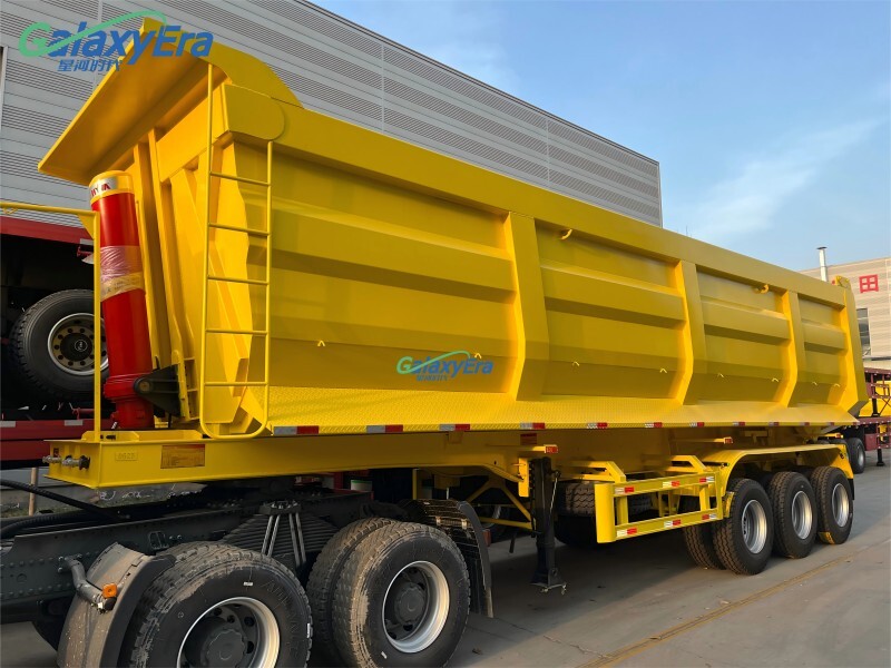 أفضل سعر مقطورة تفريغ ثلاثية المحور للبيع