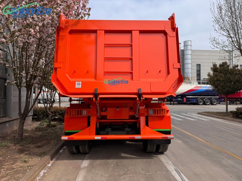 35Cbm 4 محور شبه قلابة مقطورة