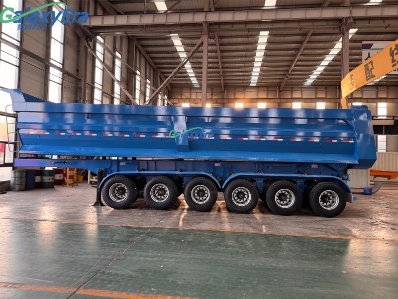 مقطورة قلابة 3 محاور بسعة 30 متر مكعب