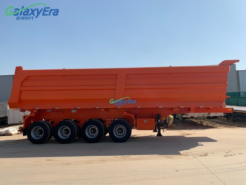 35Cbm 4 محور شبه قلابة مقطورة