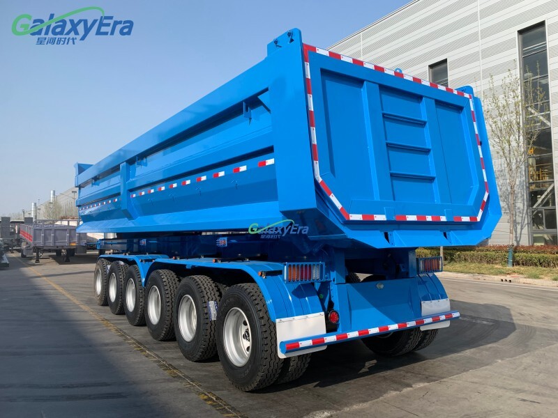 مقطورة قلابة 3 محاور بسعة 30 متر مكعب