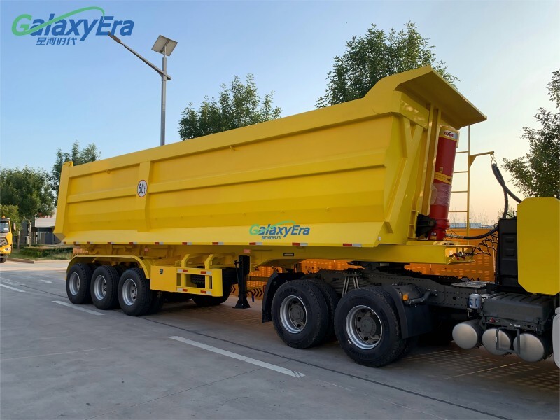 أفضل سعر مقطورة تفريغ ثلاثية المحور للبيع